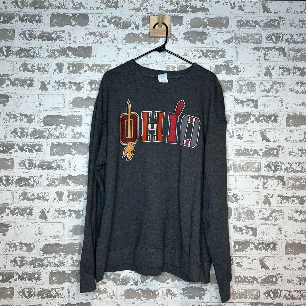 Ohio sports crew neck pullover